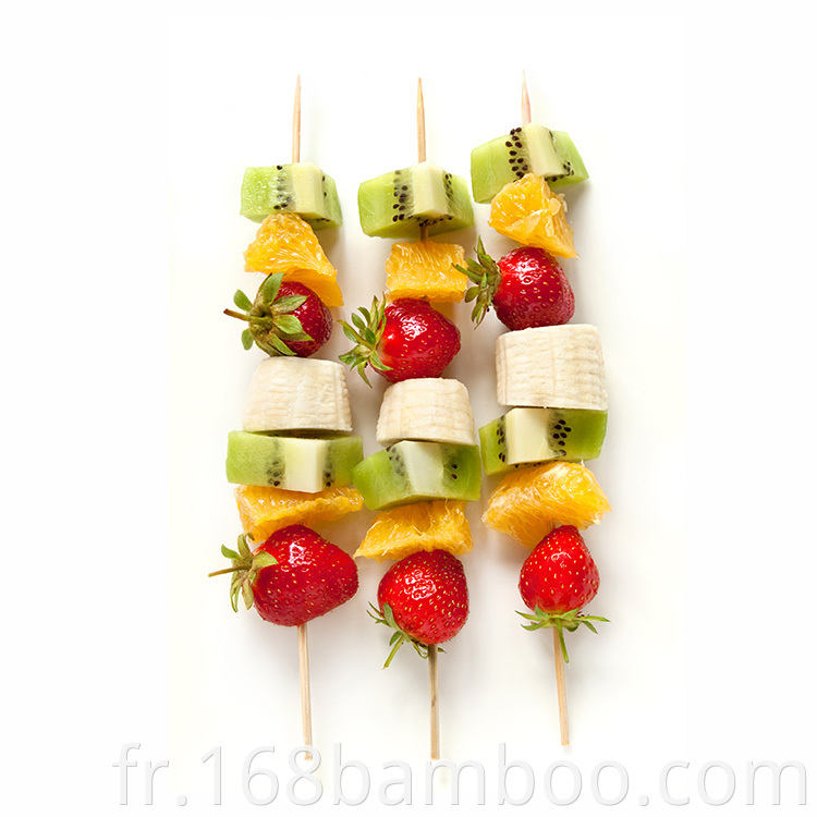 Bamboo fruit skewer